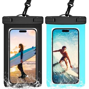 Waterproof Phone Pouch IPX8 Universal Waterproof Case Dry Bag Phone Protector for iPhone 15 14 13 12 11 Pro Max Plus XS XR X 8 Galaxy S23 S22 S21 S20 Pixel Up to 7.5"