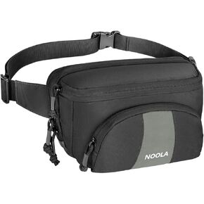 NOOLA Tactical Fanny Pack,Tactical Bag for Men and Women,Large Waist Pack with Quick-Access Pull, Belt Bag for EDC Gear, Hunting, Outdoor, Cycling, Hiking, Black