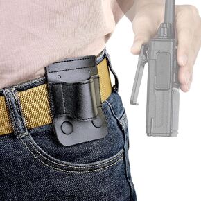 Iguerburn Tactical Radio Holder حامل حزام حزام حزام لـ 1.5 "/1.75"/2 "أحزمة ، حافظة راديو راديو من الألياف الدقيقة ، راديو ، لاستثمار حزام موتورولا باوفنغ بيتش كينوود ميدلاند.