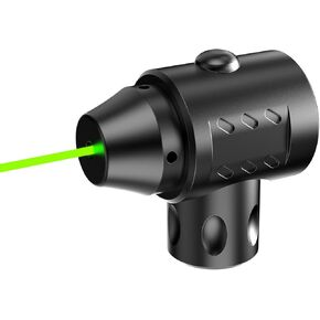Green Laser Bore Sight Kit,Laser Boresighter Multiple Caliber (0.17 to 10) with Magnetic and Big Button Switch for Rifle Scope Handgun Hunting