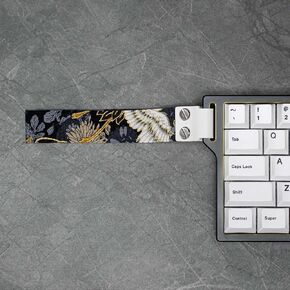 Custom DIY Keyboard Strap Vintage Style Straps for Wooting 60he Keyboard Made68 ATK68 Mechanical Keyboards