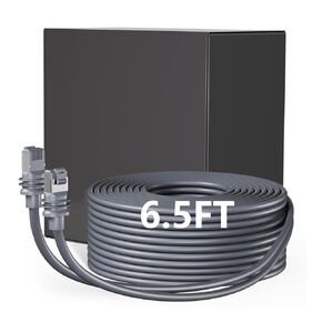 Starlink Gen 3 Cable 6.5FT, Starlink V3 Cable Replaces Standard Waterproof Ethernet Cable, Starlink Gen 3 Outdoor Cable Standard Cable, 6.5Ft/2M