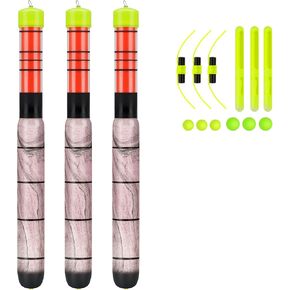 QualyQualy Weighted Fishing Bobbers Floats for Catfish, Ultimate Long Casting Fishing Floats Glow in Dark Bobber for Fishing Freshwater Saltwater