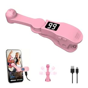 Aylthyo Automatic Phone Screen Clicker, Digital Display, Fast Click Simulator for Games and Apps, PINK