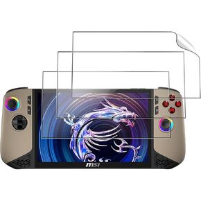 【3 Pack】 for MSI Claw 8 AI+ A2VM Hydrogel Screen Protector ，Anti-Scratch，PU [Clear HD] Self-Healing Soft Protective Film