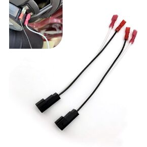 2 PCS Car 72-5600 Speaker Harness, Plug-in Front Rear Door Speaker Wire Adapter Connector, 15CM Speaker Wire Harness Replacement, Compatible with Ford Focus Chevrolet Mazda (Multicolored)