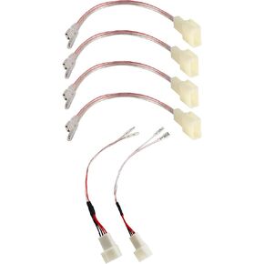 NuIth Car Speaker Wire Harness Connector + Dash Tweeter Speaker Wiring Adapter Toyota Corolla/Camry 2012-2019 Subaru Forester/Impreza 2012-2020 Aftermarket Speaker Cable Plug