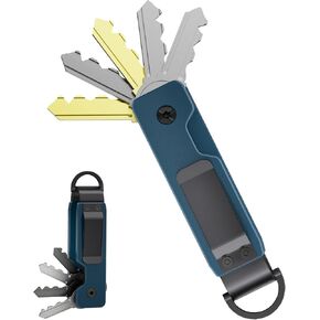 منظم المفاتيح - حامل مفاتيح صغير الحجم من ألياف الكربون، سلسلة مفاتيح Apple AirTag المتوافقة، جراب لحلقة مفاتيح Apple Air Tag لمفتاح السيارة - سلسلة مفاتيح تؤمن 1-5 مفاتيح in Kuwait