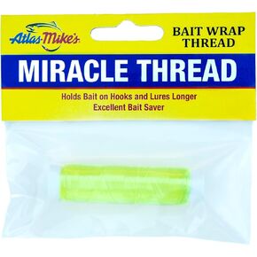 Atlas Mike's Miracle Fishing Thread, 100-Feet, Fluor Yellow (UV)