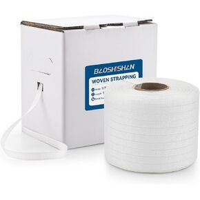 Baoshishan 1/2 '' x 1000ft (300m) لفة ربط الحبل المنسوجة ، 1800 رطل طقم منصة البليت الشاقة ، مع صندوق الانحدار الذاتي