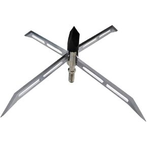 Broadheads 160 Grain Turkey Hunting Broadheads 4" Cutting Dia Archery Arrow Piont, Pack of 6