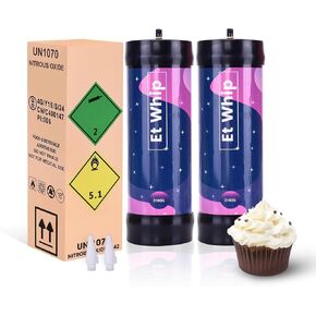Whipped Cream Charger Tank Chargers dispenser 3.3L 2-Pack