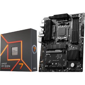 Micro Center AMD Ryzen 5 7600X Unlocked Desktop Processor with MSI PRO B650-S WiFi ProSeries ATX Motherboard (AM5, DDR5, PCIe 4.0, M.2 Slots, Wi-Fi 6E, Bluetooth 5.3)