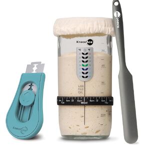 Sourdough Starter Jar & Bread Scoring Set