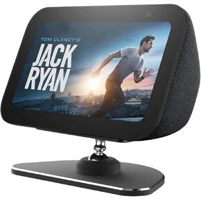 Stand for Echo Show 5 (3rd Gen), Adjustable Tilt Swivel Stand Strong Magnetic Anti-Slip Base Aluminum Smart Speaker Stand