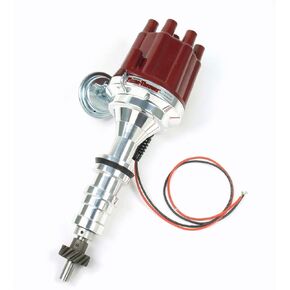 Pertronix D7133700 موزع إلكتروني لقاذف اللهب مزود بغطاء أسود مزود بتقنية Ignitor III لسيارة Ford FE 352-428