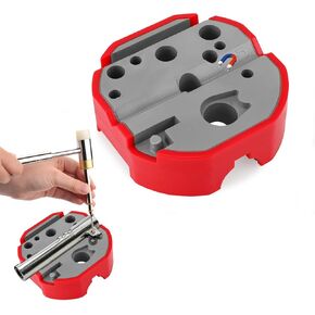 SEDY Universal Bench Block with Non-Marring, Magnetic Bench Block Armorers with Multi-Hole Slip-Resistant for Maintenance