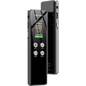 128GB Digital Voice Recorder for Lectures Meetings - MECHEN 1536Kbps Voice Activated Recording Device Audio Recorder with Playback,Password