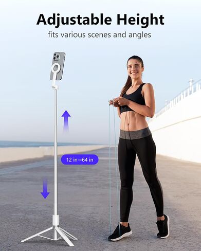 72 "Selfie Selfie Magnety Thripod-Black in Kuwait