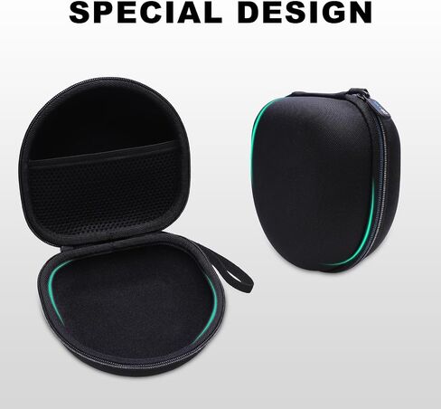 Kids Headphone Case Compatible with iClever HS19/BTH12, noot Products, EarFun, Candy Bila, New bee, awatrue Folding Headphones for Girls, Boys, Travel Hard Dark Blue Case in Saudi Arabia