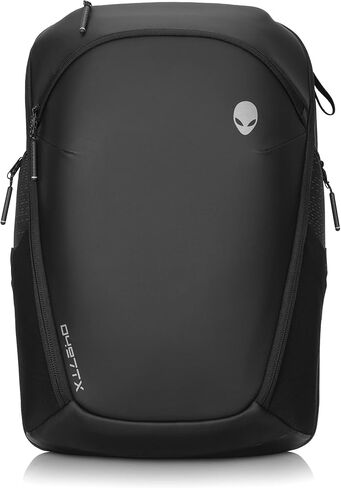 Alienware AW724P Horizon Travel Backpack - Fits upto 18-inch, 840D Fabric, EVA Foamed, Weather-resistant, Shockproof, Padded Shoulder Strap, Padded Back, RFID Blocking Pocket - Galaxy Weave Black in Saudi Arabia