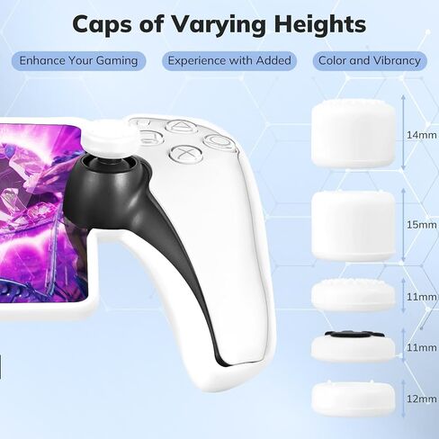مجموعة ملحقات 4 في 1 متوافقة مع Playstation Portal، حقيبة حمل صلبة EVA لبوابة PS5، غطاء حماية من السيليكون، قطعتان من واقي الشاشة، 10 أغطية لمقبض الإبهام، ملحقات بوابة Ps in Kuwait