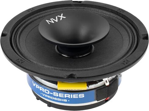 NVX® VPRO69H 6 "x 9" مكبرات الصوت الممتازة ، 400W MAX ، 200W RMS ، 4-OHM ، 1.5 "ملف صوت ، مؤيد محور مع مكبرات صوت القرن ، يسهل التثبيت في السيارات/الشاحنات/الأبواب (1-Speaker) in Kuwait