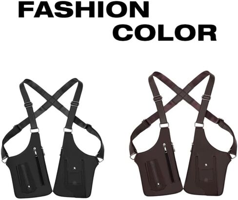 Double Shoulder Armpit Bag - 2025 New Multi-Pocket Anti-Theft Bag, Anti-Theft Hidden Underarm Strap Wallet Pocket Holster in Saudi Arabia