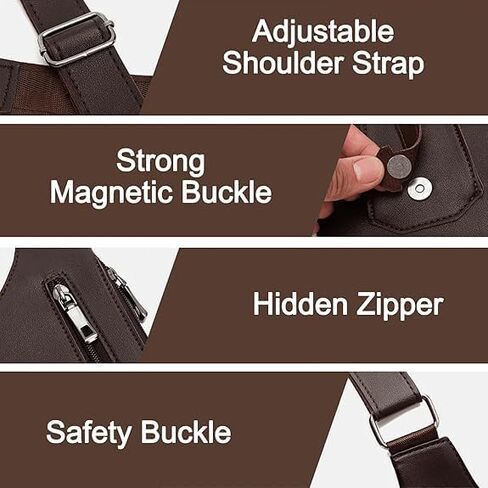 Double Shoulder Armpit Bag - 2025 New Multi-Pocket Anti-Theft Bag, Anti-Theft Hidden Underarm Strap Wallet Pocket Holster in Saudi Arabia