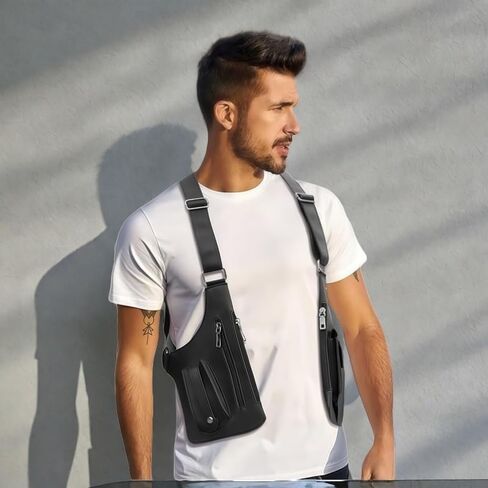 Double Shoulder Armpit Bag - 2025 New Multi-Pocket Anti-Theft Bag, Anti-Theft Hidden Underarm Strap Wallet Pocket Holster in Saudi Arabia