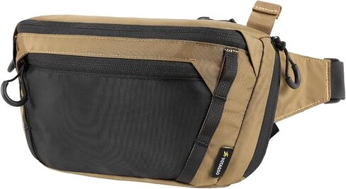 Tactical CCW Fanny Bag, Concealed Carry Fanny Pack w/Adjustable Waist Belt Tactical Waist Bag Handgun Pouch with Universal Pistol Holster, Everyday Hip Pack for Men Travel Outdoor(Brown) in Kuwait