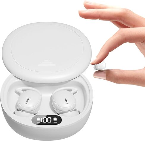 Wireless Small Mini Invisible Comfortable Earbuds Wireless Bluetooth Noise Cancelling in Ear Soft Headphones for Small Ear Canals Bluetooth Mini Hidden Sleep Ear Buds for iPhone Android Work Sleeping in Saudi Arabia