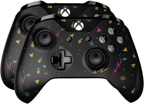 Skin Compatible with Microsoft Xbox One Controller (2 Pack) - Cyclone Wave - Premium 3M Vinyl Protective Wrap Decal Cover - Easy to Apply | Crafted in The USA by MightySkins in Saudi Arabia