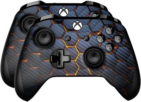Skin Compatible with Microsoft Xbox One Controller (2 Pack) - Cyclone Wave - Premium 3M Vinyl Protective Wrap Decal Cover - Easy to Apply | Crafted in The USA by MightySkins in Saudi Arabia