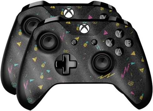 Skin Compatible with Microsoft Xbox One Controller (2 Pack) - Cyclone Wave - Premium 3M Vinyl Protective Wrap Decal Cover - Easy to Apply | Crafted in The USA by MightySkins in Saudi Arabia