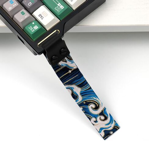 Custom DIY Keyboard Strap Vintage Style Straps for Wooting 60he Keyboard Made68 ATK68 Mechanical Keyboards in Saudi Arabia