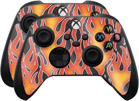 Glossy Glitter Skin Compatible with Microsoft Xbox Series X|S Controller (2 Pack) - Winter Rock - Premium 3M Vinyl Protective Wrap Decal Cover - Easy to Apply | Crafted in The USA by MightySkins in Saudi Arabia