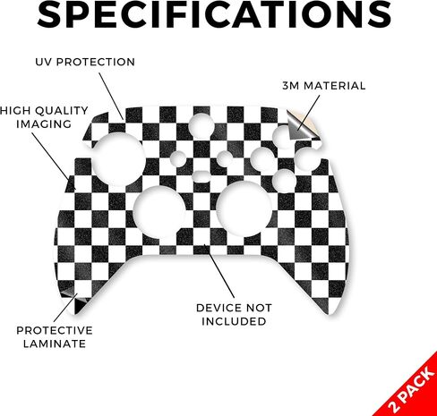 Glossy Glitter Skin Compatible with Microsoft Xbox Series X|S Controller (2 Pack) - Viper Woodland - Premium 3M Vinyl Protective Wrap Decal Cover - Easy to Apply | Crafted in The USA by MightySkins in Kuwait