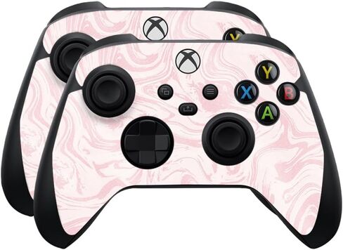 Glossy Glitter Skin Compatible with Microsoft Xbox Series X|S Controller (2 Pack) - Winter Rock - Premium 3M Vinyl Protective Wrap Decal Cover - Easy to Apply | Crafted in The USA by MightySkins in Saudi Arabia