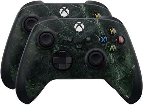 Glossy Glitter Skin Compatible with Microsoft Xbox Series X|S Controller (2 Pack) - Viper Woodland - Premium 3M Vinyl Protective Wrap Decal Cover - Easy to Apply | Crafted in The USA by MightySkins in Kuwait