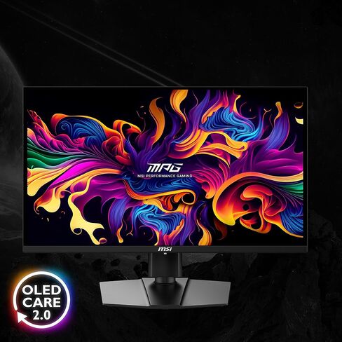 MSI MPG 321URX QD-OLED, 32" 4K UHD Quantum Dot OLED Gaming Monitor, 3840 x 2160, 0.03ms, 240Hz, True Black HDR 400, 90W USB Type C, HDMI, DP Port in Saudi Arabia