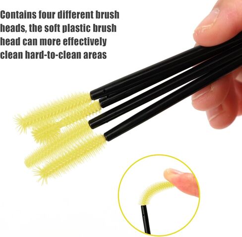 20 Pcs Sewing Machine Cleaning Brushes, Silicone Sewing Machine Cleaning Brushes Silicone Bristle Cleaning Brush for Sewing Machine Cleaning Supplies (Purple) in Saudi Arabia