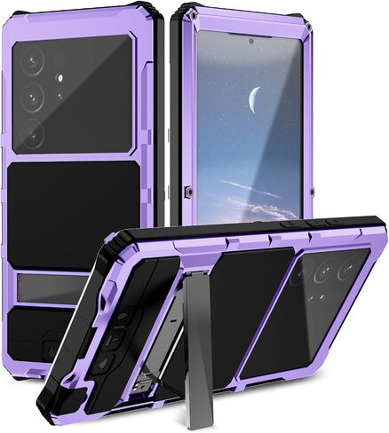 بالنسبة إلى Samsung Galaxy S23 Ultra Case Metal Hard for Galaxy S23ULTRA 5G CASE PARA SCREEN SCREENS SCREENT GRAGER in Saudi Arabia