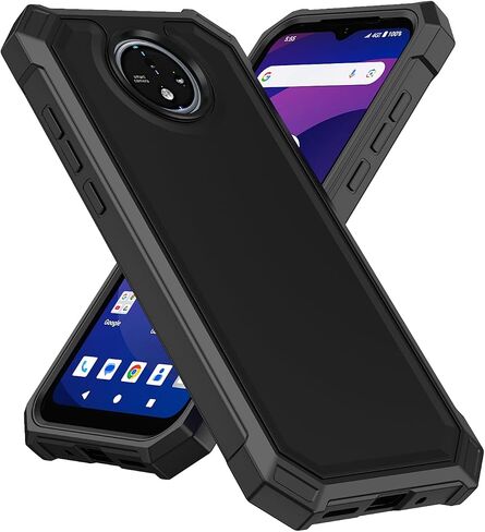 Ailiber for Orbic Joy 2 Cell Phone Case, Orbic Joy 2 Screen Protector, Dual Layer Protective, Shockproof Corner TPU Bumper, Slim Silicone Heavy Duty Cell Phone Cover for Joy2-Blue in Kuwait