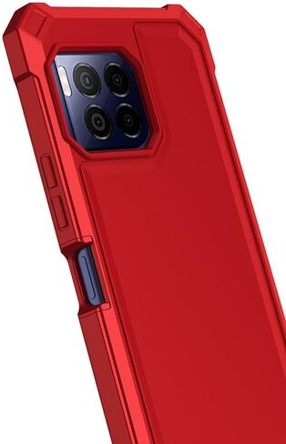 for Boost Summit 5G Case with Screen Protector,Summit 5G Phone Case with Magnetic Ring Kickstand,Dual Layer Military Grade Protection Heavy Duty Shockproof Cover for Summit 5G (Red Full, Summit 5G) in Saudi Arabia