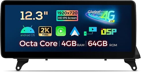 XTRONS 14.9 Inch Android 13 Car Stereo for BMW X5 E70 X6 E71 (2011-2013) CIC System, 2K IPS Touch Screen 4+64GB Global 4G Car Radio GPS Navigation Support Wireless Car Play Android Auto in Saudi Arabia