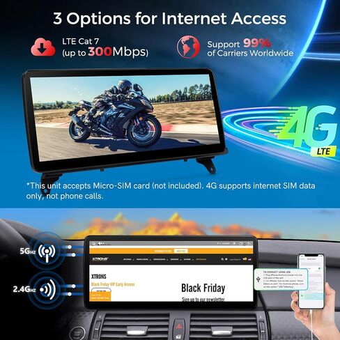 XTRONS 14.9 Inch Android 13 Car Stereo for BMW X5 E70 X6 E71 (2011-2013) CIC System, 2K IPS Touch Screen 4+64GB Global 4G Car Radio GPS Navigation Support Wireless Car Play Android Auto in Saudi Arabia