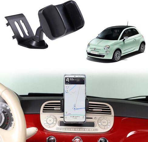 حامل الهاتف الخلوي للسيارة وهو متوافق مع FIAT 500 2010-2015 لصالح لوحة الهاتف التهوية Air Dashboard in Kuwait