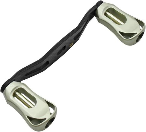 Fishing Reel Handle, Carbon Fiber Reel Replacement Parts Double Rocker Arm Handle for Baitcasting Reel in Kuwait