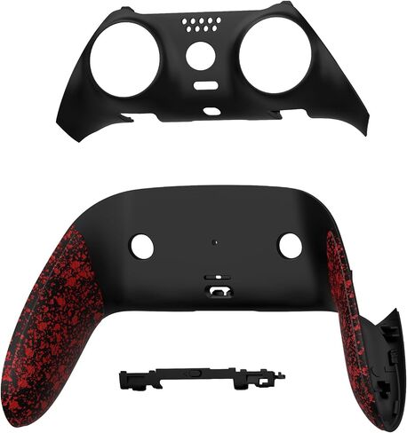 قشرة زخرفية أعلى قاع قاع متطرفة متوافقة مع P S 5 EDGE Controller DIY البديل المقاطع الأمامية خلفية القشرة ، غطاء أطباق حمراء مخصصة متوافقة مع P S 5 EDGE CONTROLLER in Kuwait